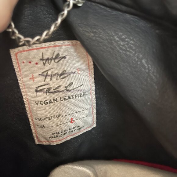 Free People All About That Moto Jacket NWOT Size Large - Picture 12 of 12